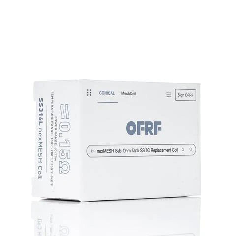 **SALE PACK [103] ** OFRF nexMESH Sub Ohm Tank + Extra 20 Coils (10 x 2 packs)