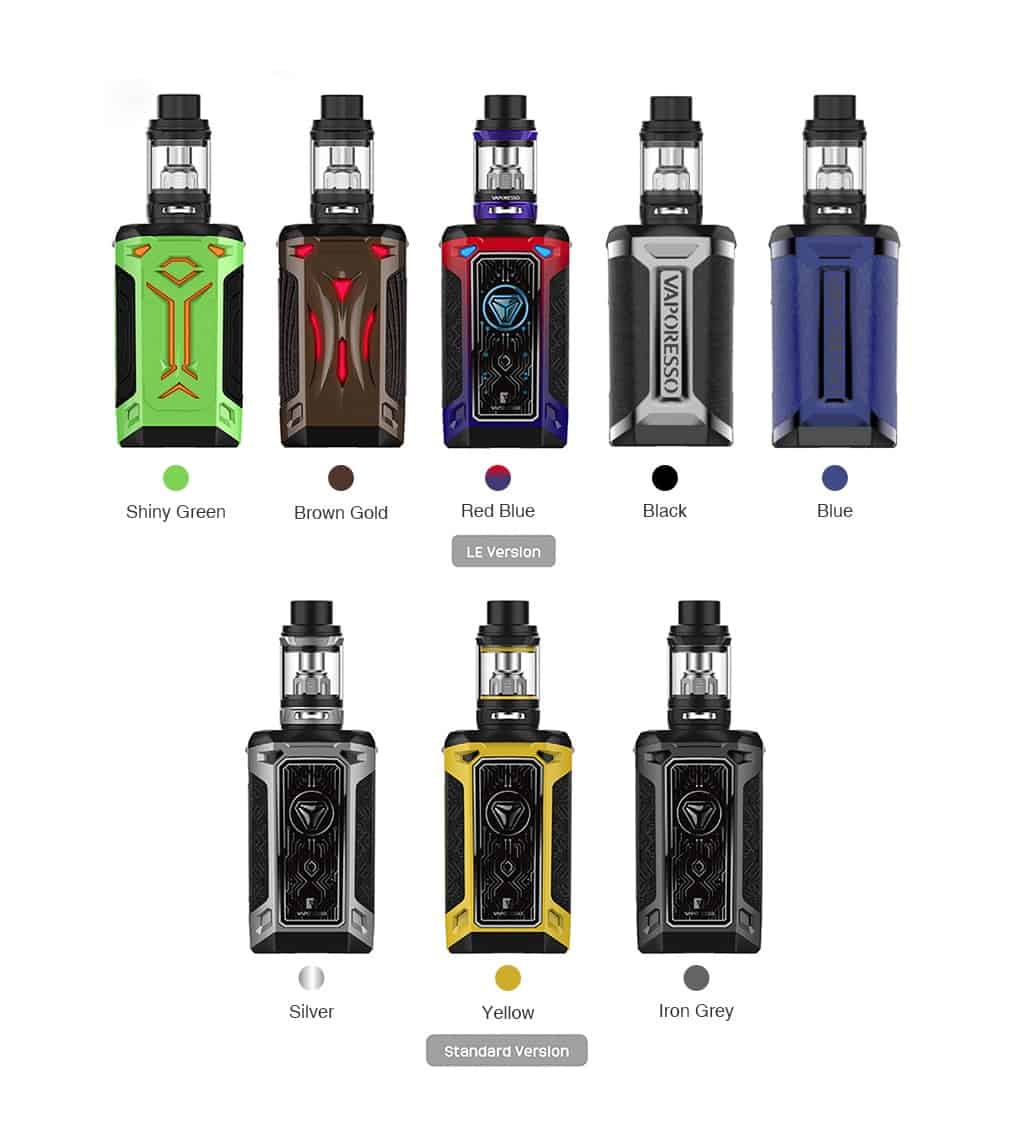 VAPORESSO - Switcher LE Version 220W TC Starter Kit - 5ml NRG Tank