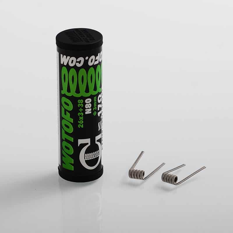WOTOFO - TRI CORE FUSED CLAPTON PREBUILT COILS - 10PCS