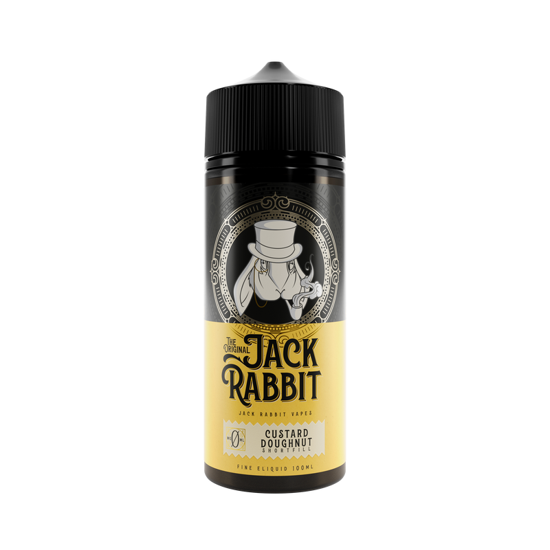 Jack Rabbit Vapes - Custard Doughnut - 100ml